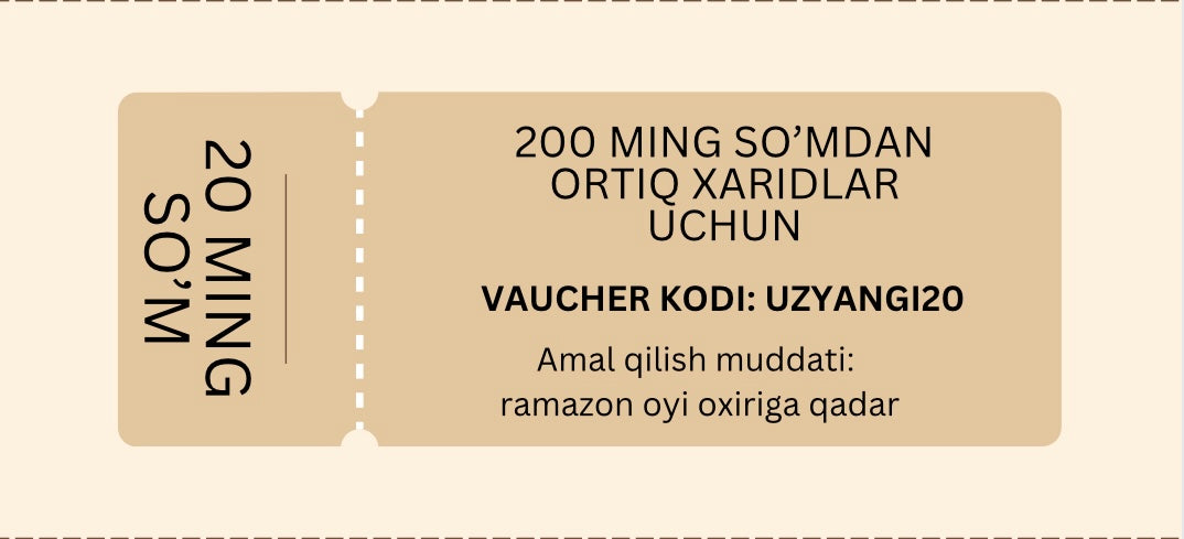 1. 20 ming so'mlik vaucher