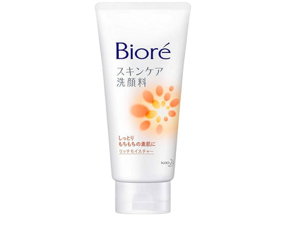 BIORE Facial Cleanser, Rich Moisture, Yuqori Namlik, Yuz tozalovchi penka, 130 gr