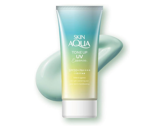 Skin Aqua Tone Up UV Essence, Mint green, SPF Krem, Makeup base, SPF50+/PA+++