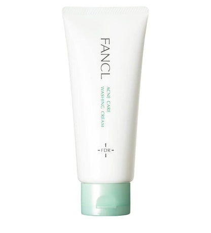 FANCL (New) Acne Care Facial Cleansing cream, Additive free, Qo'shimchalarsiz, Aknega qarshi Yuz tozalovchi krem, 90 gr