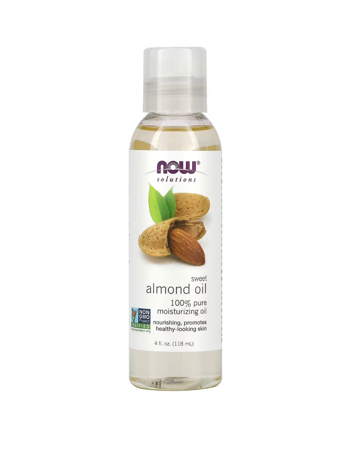 NOW Foods,  Sweet Almond oil, Bodom yog'i, 118 ml