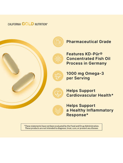 Omega 800, Ultra concentrated Omega - 3 Fish oil, 1,000 mg 90 dona