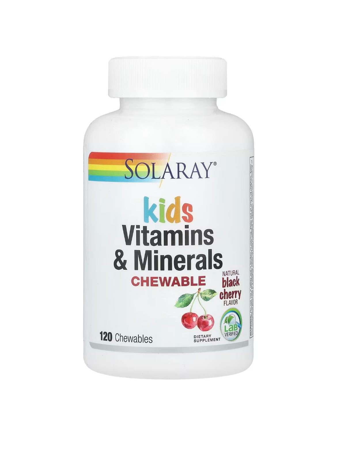 Solaray, Bolalar uchun Vitamin va Minerallar, 90 dona