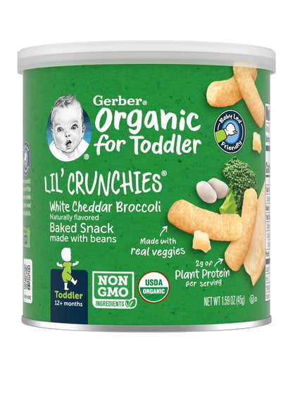 Organic for Toddler, 1 yoshdan oshgan bolalar uchun organic snacklar, 45 gr