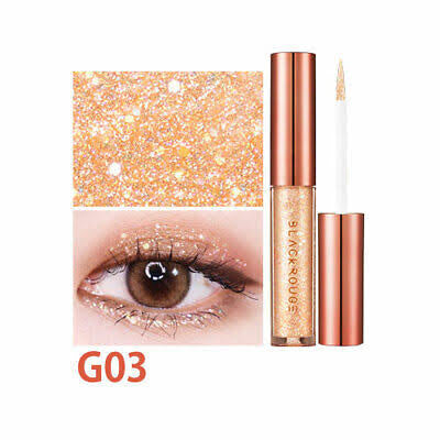 Black Rounge Glitters, G03 Gold orange honey