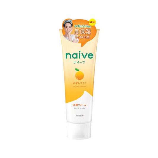 NAIVE Facial cleansing foam, Dirt Removal, Yuzu Ceramid, Yuz yuvish vositasi, 130 gr