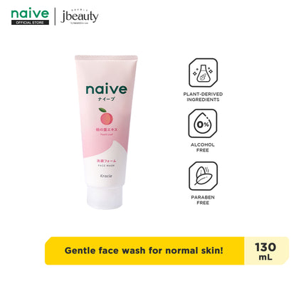 NAIVE Facial cleancing foam, Dirt removal, Pore care,Yuz yuvish vositasi 130 gr