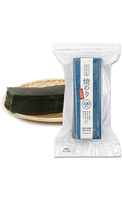 NORI Onigiri nori, sushi uchun nori, 100 dona