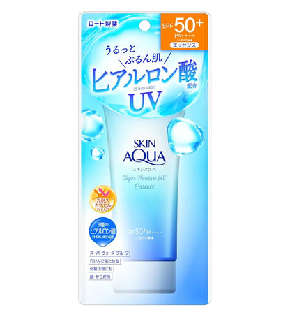 80 gr, SKIN AQUA Super Moisture Essence, Sunscreen, Quyoshdan himoyalovchi krem, SPF50+/PA++++