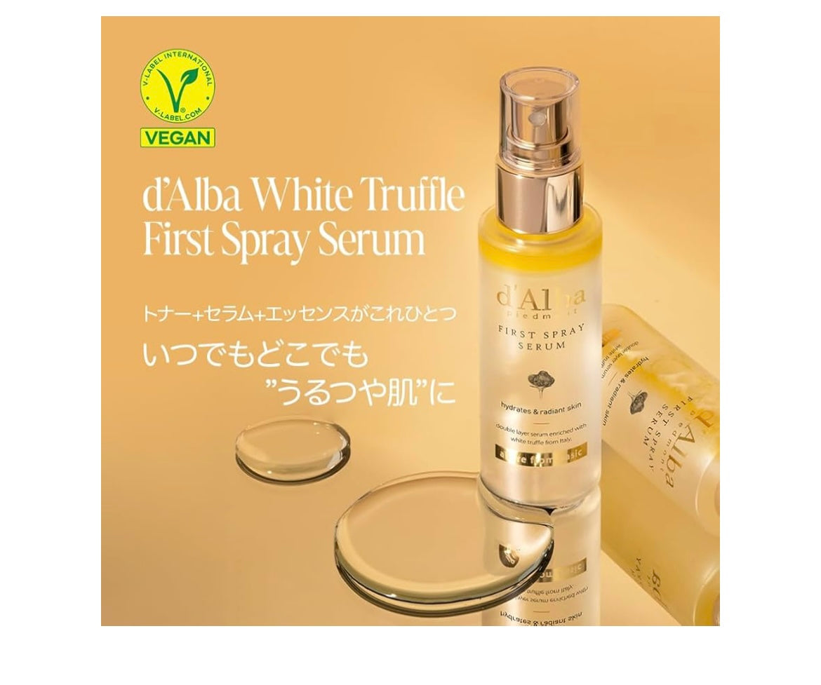 50 ml, d'Alba White Truffle First Spray Serum, Official Mist Serum